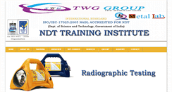 Desktop Screenshot of ndtinstitutes.com