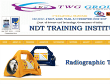 Tablet Screenshot of ndtinstitutes.com